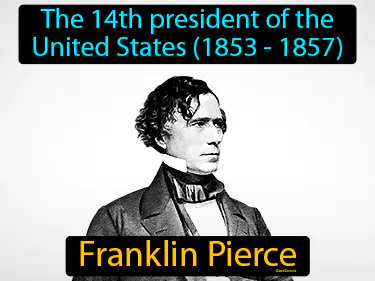 the 14th president of the United States (1853 - 1857)