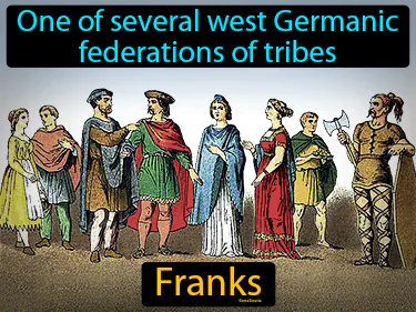 One of several west Germanic federations of tribes