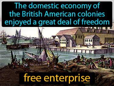 the domestic economy of the British American colonies enjoyed a great deal of freedom
