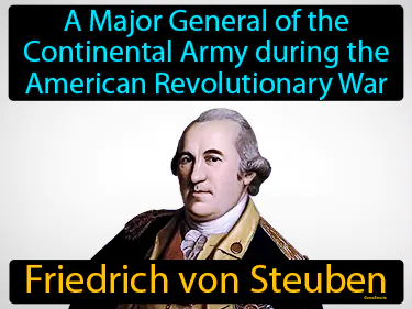 a Major General of the Continental Army during the American Revolutionary War