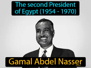 the second President of Egypt (1954 - 1970)