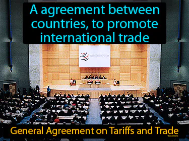 a agreement between countries, to promote international trade