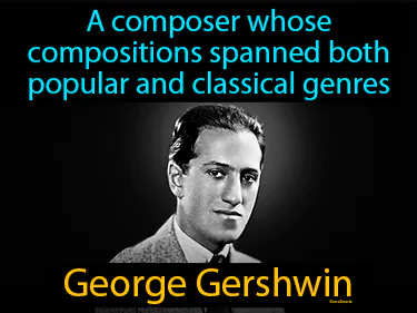 a composer whose compositions spanned both popular and classical genres