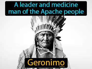 a leader and medicine man of the Apache people