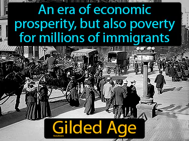 an era of economic prosperity, but also poverty for millions of immigrants