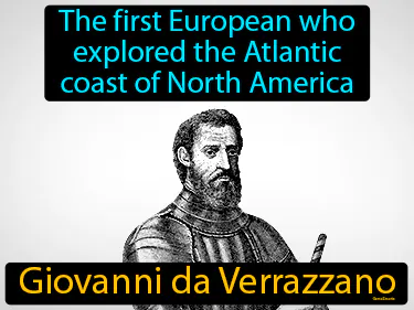 the first European who explored the Atlantic coast of North America