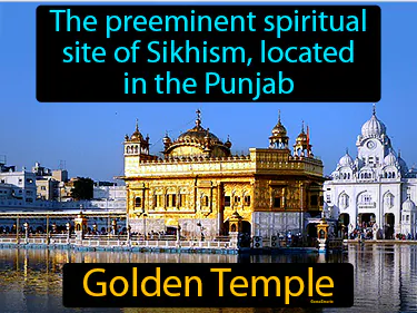 The preeminent spiritual site of Sikhism, located in the Punjab