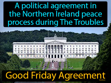 A political agreement in the Northern Ireland peace process during The Troubles