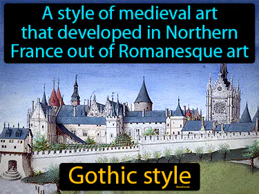 a style of medieval art that developed in Northern France out of Romanesque art