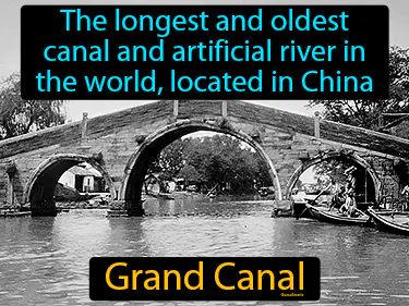 the longest and oldest canal and artificial river in the world, located in China