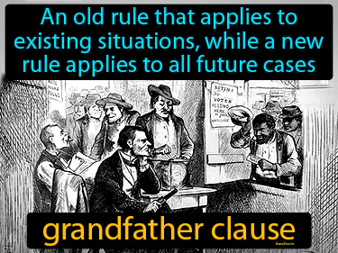 an old rule that applies to existing situations, while a new rule applies to all future cases