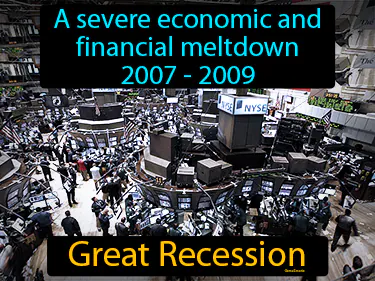 a severe economic and financial meltdown 2007 - 2009