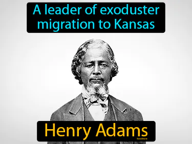 a leader of exoduster migration to Kansas