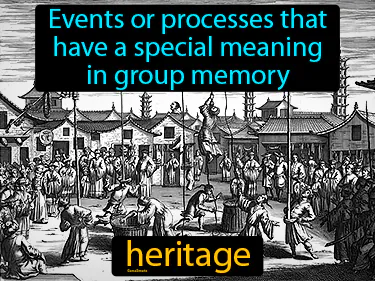 events or processes that have a special meaning in group memory