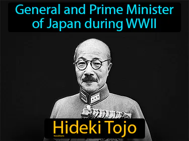General and Prime Minister of Japan during WWII