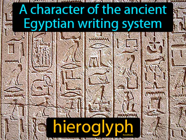 a character of the ancient Egyptian writing system