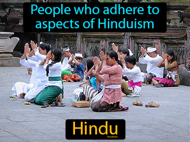 people who adhere to aspects of Hinduism