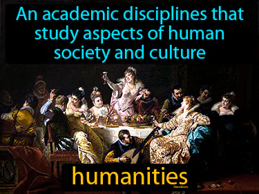 An academic disciplines that study aspects of human society and culture
