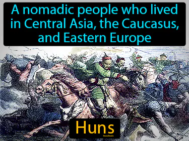 A nomadic people who lived in Central Asia, the Caucasus,
and Eastern Europe