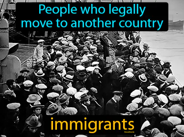 people who legally moves to another country