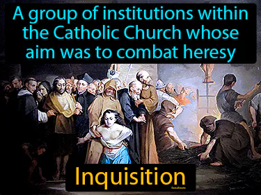 A group of institutions within the Catholic Church whose aim was to combat heresy