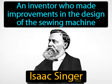 an inventor who made improvements in the design of the sewing machine