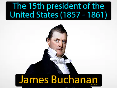 the 15th president of the United States (1857 - 1861)