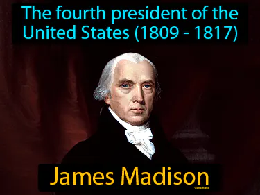 the fourth president of the United States (1809 - 1817)