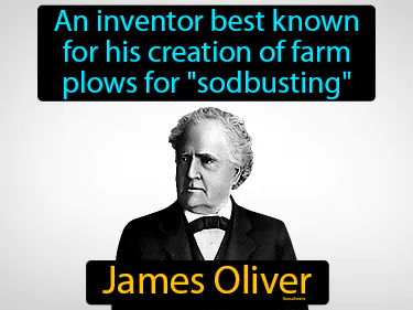 an inventor best known for his creation of farm plows for sodbusting