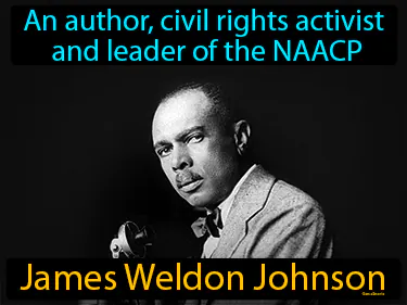 an author, civil rights activist and leader of the NAACP