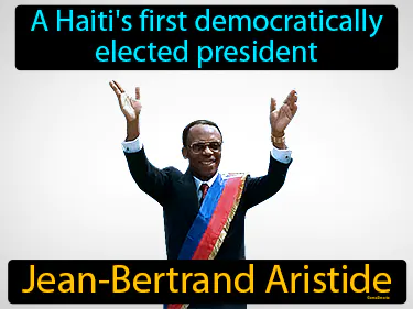 a Haiti's first democratically elected president