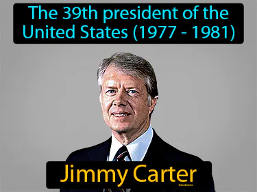 the 39th president of the United States (1977 - 1981)