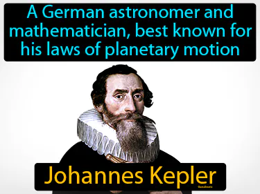 A German astronomer, astrologer, mathematician and best known for his laws of planetary motion