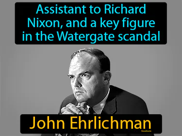assistant to Richard Nixon, and a key figure in the Watergate scandal