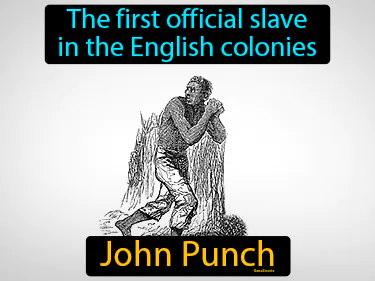 the first official slave in the English colonies