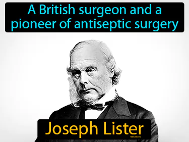 A British surgeon and a pioneer of antiseptic surgery