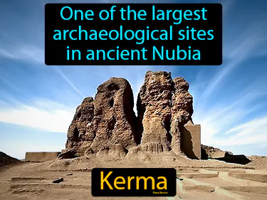one of the largest archaeological sites in ancient Nubia