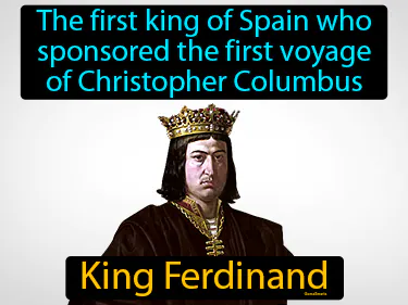 The first king of Spain who sponsored the first voyage of Christopher Columbus