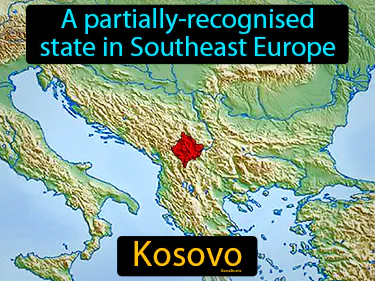 A partially-recognised state in Southeast Europe