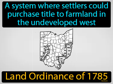 a system where settlers could purchase title to farmland in the undeveloped west