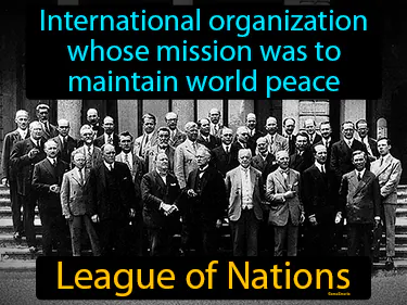 international organization whose mission was to maintain world peace
