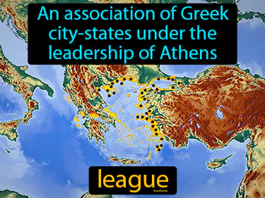 an association of Greek city-states under the leadership of Athens