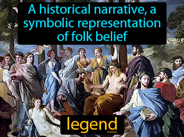 a historical narrative, a symbolic representation of folk belief