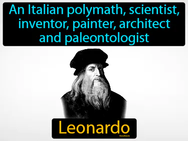 an Italian polymath, scientist, inventor, painter, architect and paleontologist