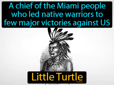 a chief of the Miami people who led native warriors to a few major victories against US