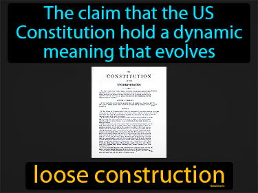 the claim that the US Constitution hold a dynamic meaning that evolves