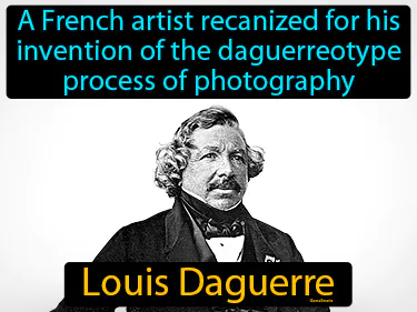 A French artist recognized for his invention of the daguerreotype process of photography