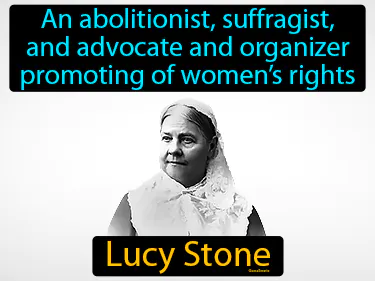 an abolitionist, suffragist, and advocate and organizer promoting of women’s rights