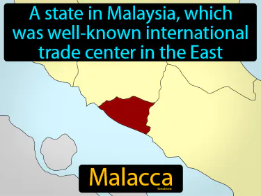 A state in Malaysia, which was well-known international trade center in the East