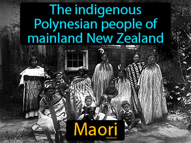 The indigenous Polynesian people of mainland New Zealand